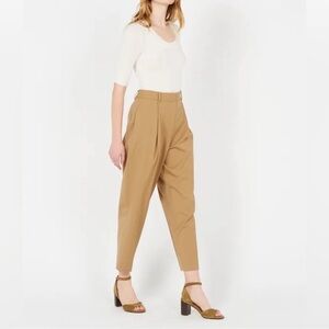 Theory Wool stretch front Pleated Pants Business Casual pleats treeca US 6